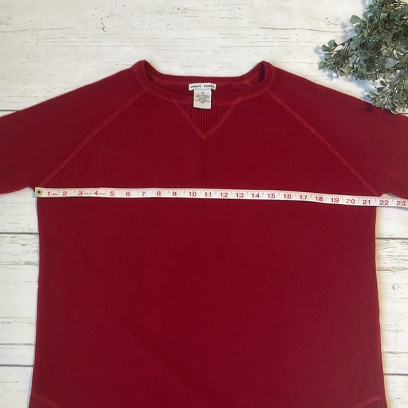 Sweet Romeo Solid Dark Red Raglan Sweater - Picture 2 of 10